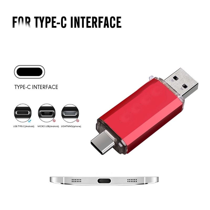 USB hai đầu Usb 3.0 128gb type C và Micro Usb 64gb | BigBuy360 - bigbuy360.vn