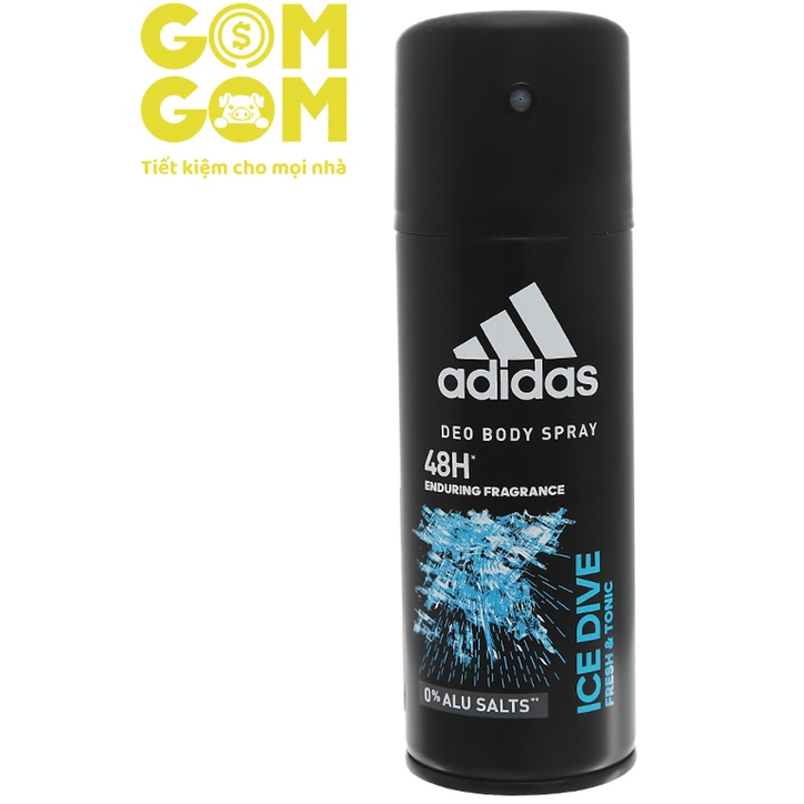 XỊT KHỬ MÙI TOÀN THÂN NAM ADIDAS ICE DIVE 150ML