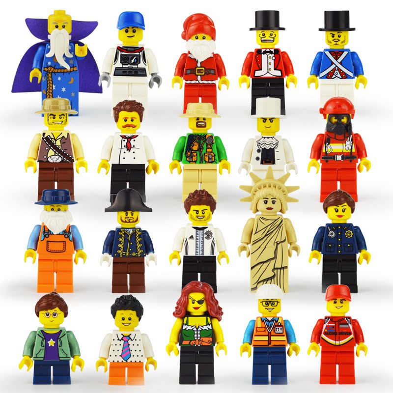 Bộ đồ chơi Lego Minifigures 20 nhân vật trên thế giới