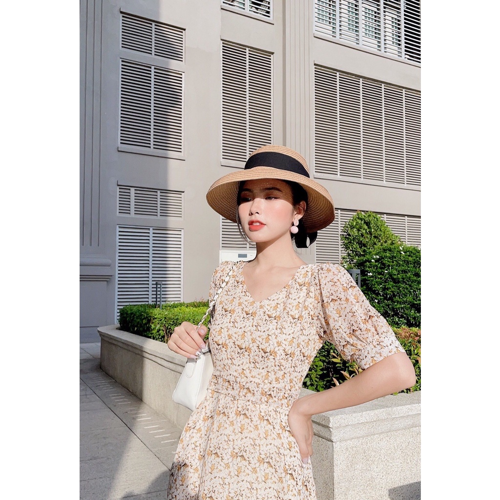 Đầm xoè hoa nhí dạo phố đi làm Mini Dress Petystore D009 | BigBuy360 - bigbuy360.vn