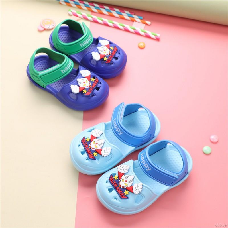 Dép Quai Ngang Màu Trơn Cho Bé Trai