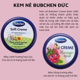 Kem nẻ dưỡng ẩm Bubchen Creme nội địa Đức cho bé 20ml
