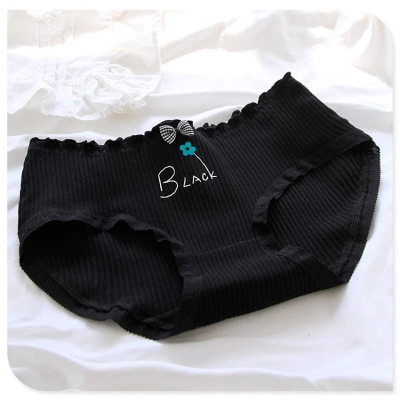 [CHE TÊN 100%] Quần Chíp Đen Nơ 27 Quần Lót Nữ Cute Chất Cotton Quảng Châu Cao Cấp Sexy Xịn Đẹp Lamodu Shop | BigBuy360 - bigbuy360.vn