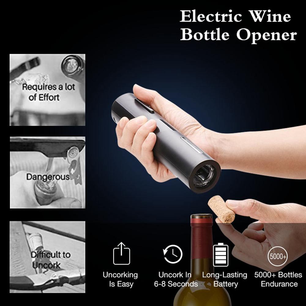 PATRICIA Dụng Cụ Mở Nắp Chai Lọ Tự Động Sạc USB