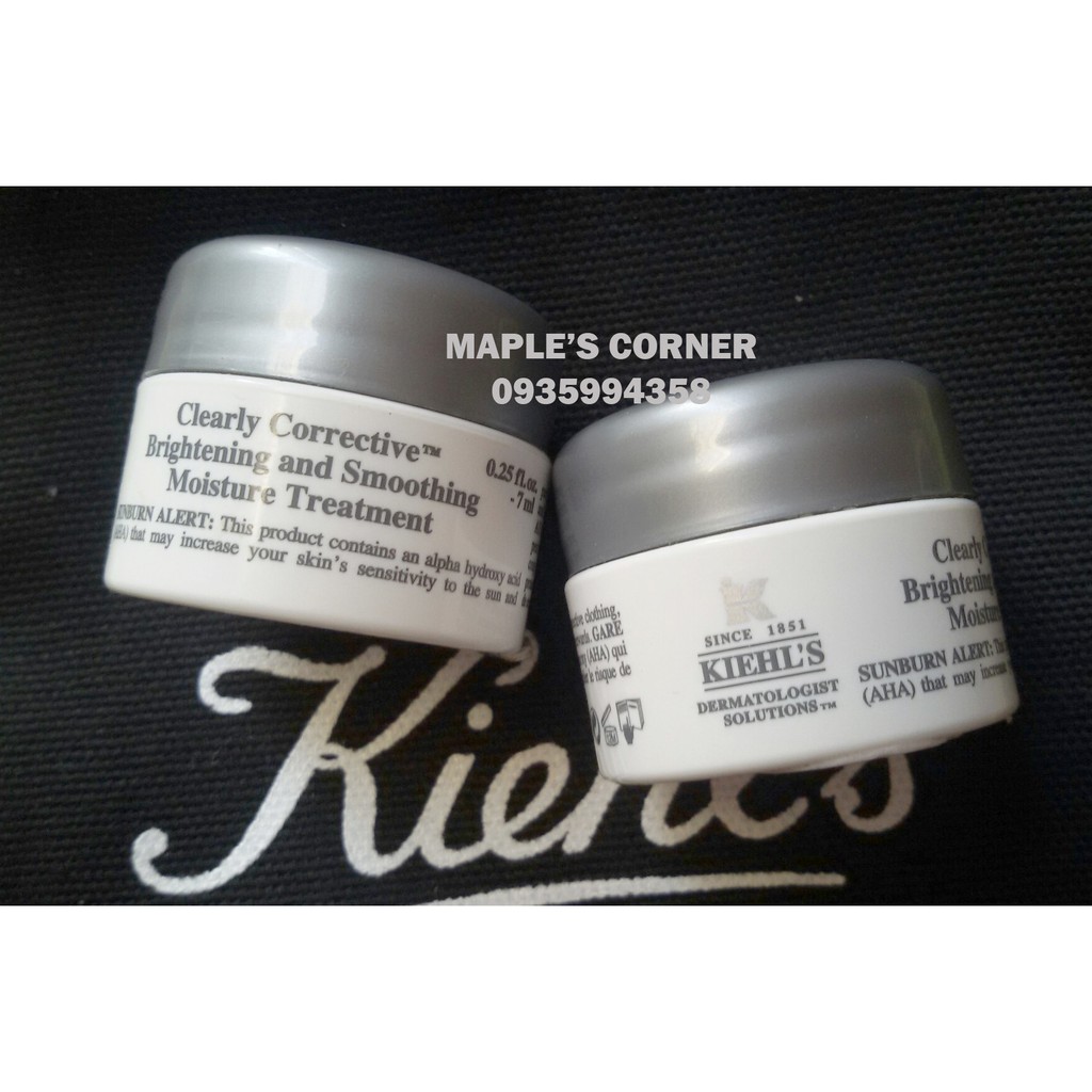 Kem dưỡng trắng da Kiehl.s Clearly Corrective Brightening & Smoothing Moisture Treatment