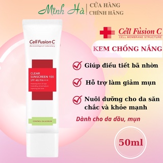 Kem chống nắng Cell Fusion C Control oil and sebum 100 SPF 48+/PA+++ 50ml cho da dầu mụn