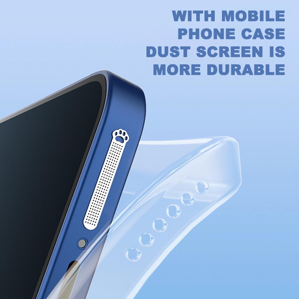 4 Miếng Lọc Bụi Kim Loại Cho Loa Điện Thoại Apple 13ProMax IPhone12Mini W6F6