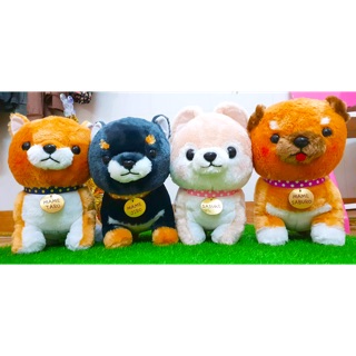 Combo 2 Chó Shiba Đeo Bảng Tên Size 40cm