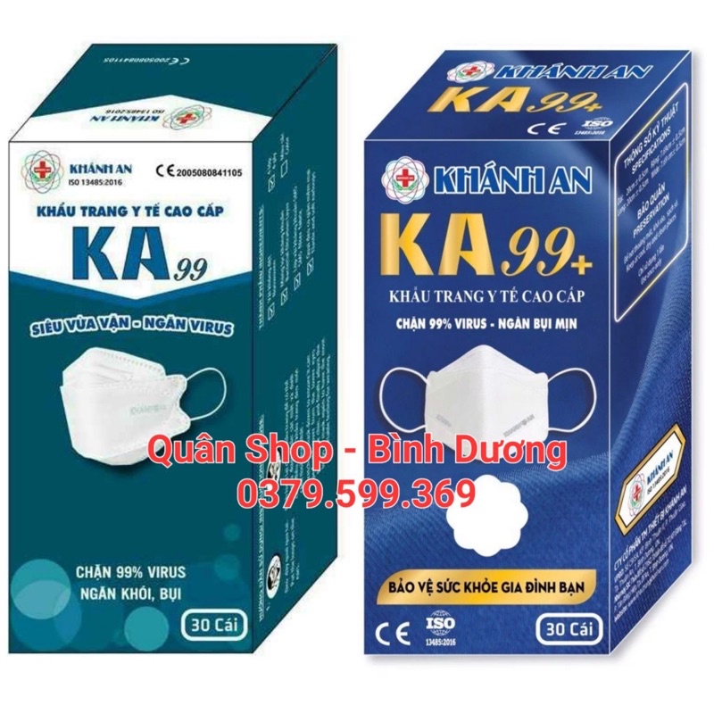 Khẩu trang y tế 4 lớp kháng khuẩn cao cấp 4D Khánh An Ka99 Ka99+ 