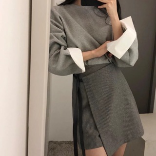 Chân váy thắt nơ