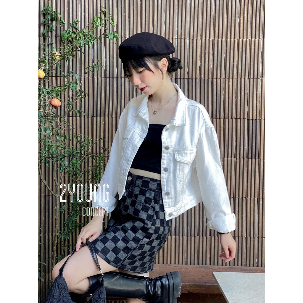 Áo hai dây bản to dáng croptop, mút đệm ngực  A1620