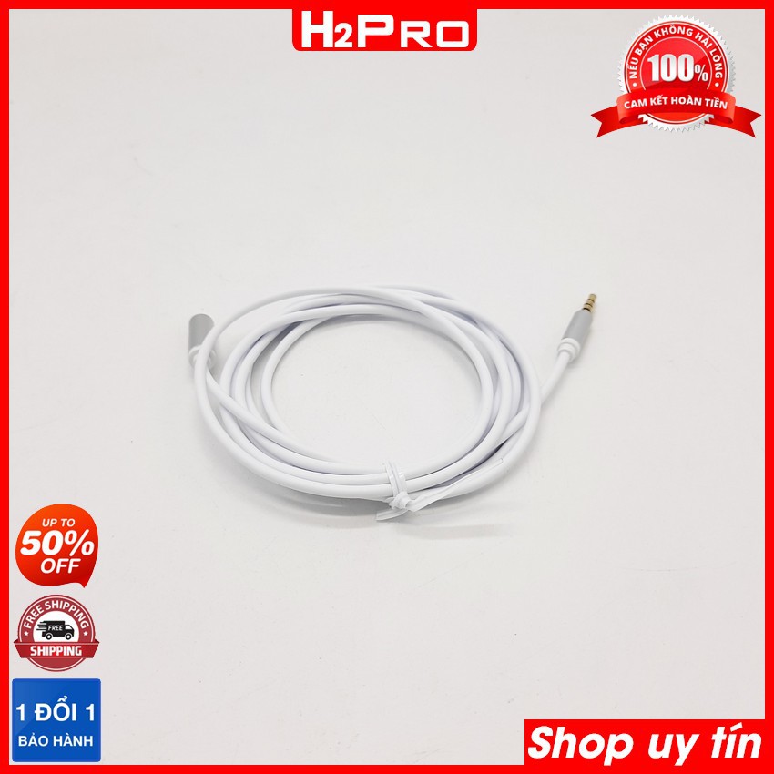 Dây nối dài tai nghe JHI H2Pro dài 2m, dây nối dài kết nối VIDEO-AUDIO-Livestream chuẩn 3.5 chính hãng JHI