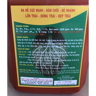 SUPER GREEN - PHÂN BÓN DẠNG NƯỚC - Thùng 5 lít
