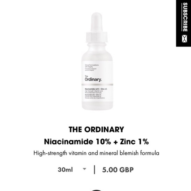 [PAA] Serum Niacinamide 10% + ZinC 1% The Ordinary | BigBuy360 - bigbuy360.vn