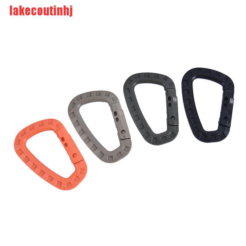 {lakecoutinhj}Carabiner Climb Clasp Clip Hook Backpack D Buckle Military Outdoor Accessories NTZ