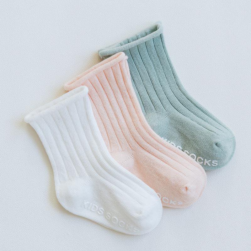Set tất KidSock TRƠN cổ dài ( tat22 )