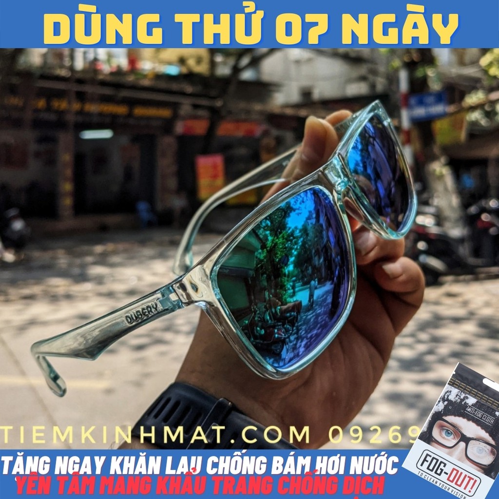 Kính mát phân cực thời trang nam nữ - Dubery - Aries - FULLBOX - TẶNG KÈM HỘP ĐỰNG KÍNH