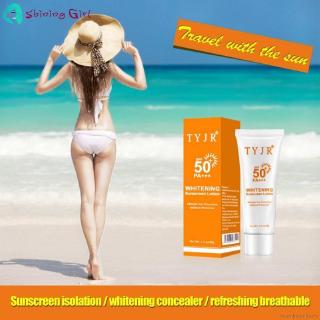 [Hàng mới về] Kem chống nắng Spf50+ dưỡng ẩm chống tia UV không thấm nước