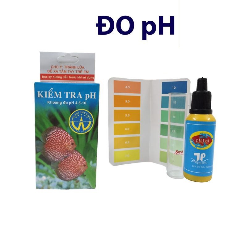 Dụng cụ kiểm tra pH dành cho hồ cá, thủy sinh