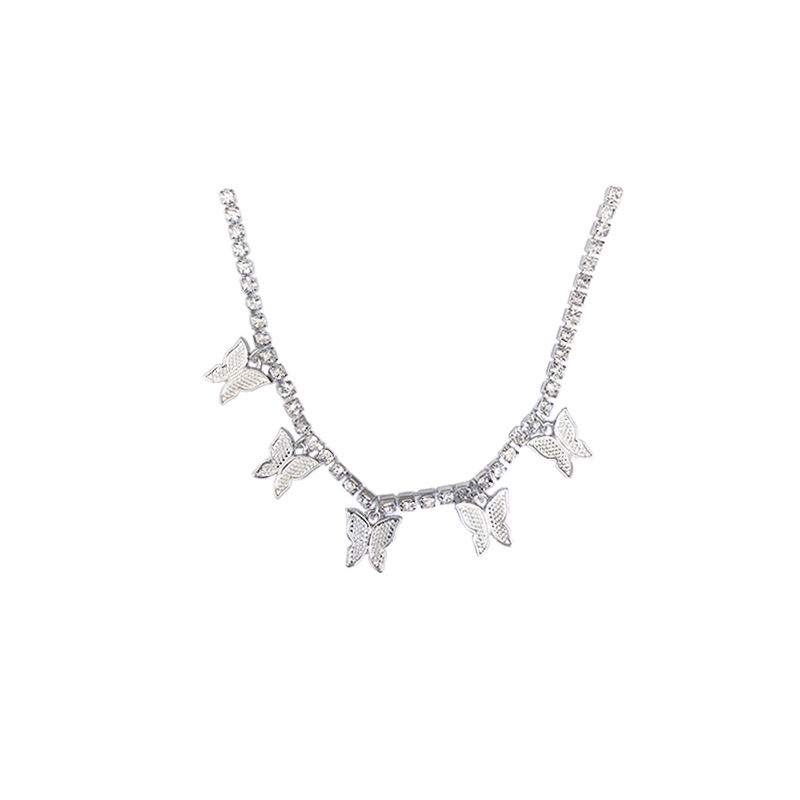 Vòng Cổ Đính Đá Lấp Lánh Sang Trọng Cho Nữ