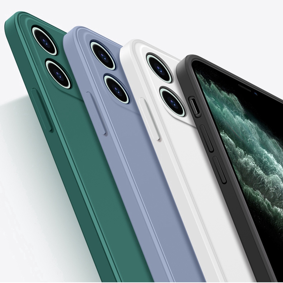 Ốp điện thoại silicon mềm màu trơn cho Apple iPhone 11 Pro max SE 2020 2 6 6S 7 8 Plus X XS MAX XR | BigBuy360 - bigbuy360.vn