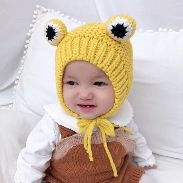 nón len ếch cute cho bé trai bé gái