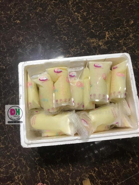 TÚI TRỮ SỮA ❤️ Mẫu Mới ❤️ Túi Trữ Sữa GB- Baby 250ml( 50c) Hàn Quốc