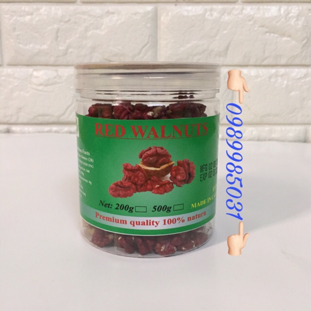 Nhân quả óc chó Đỏ NK Mỹ 200g