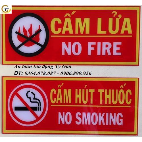 TIÊU LÊNH - NỘI QUY PCCC - CẤM LỬA - CẤM HÚT THUỐC