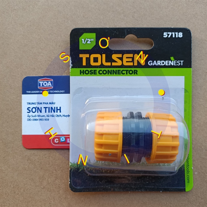 57118 đầu nối ống 1/2&quot; tolsen