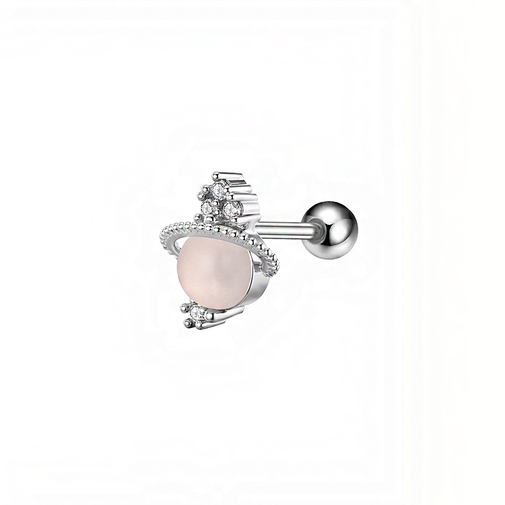 Hoa Tai Đính Đá Zircon Nhiều Màu Sắc Ngọt Ngào Cho Nữ