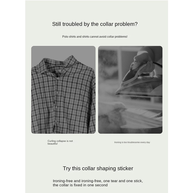 Miếng Dán Cố Định Cổ Áo Polo Nhật Bản Tiện Dụng