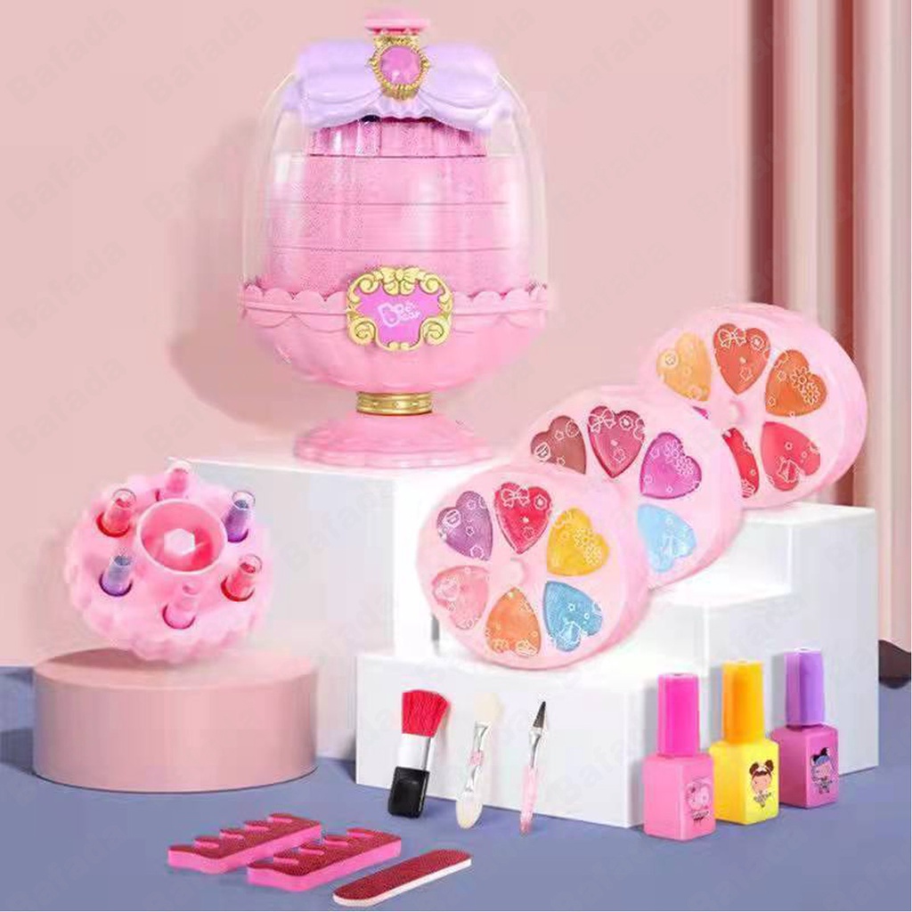 Đồ chơi trẻ em Trang Điểm Công Chúa Màu Hồng An Toàn Cho Bé