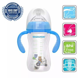Bình sữa MCGoldson cổ rộng 180ml