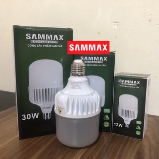 Bóng đèn led bulb trụ nhôm cao cấp Sammax, công suất 12W, 20W, 30W, 40W không gây chói mắt, tiết kiệm 80% điện năng