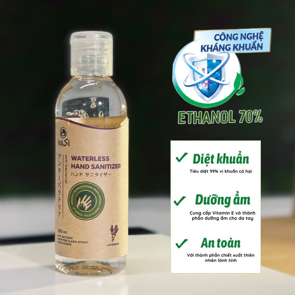 [CHÍNH HÃNG] GEL RỬA TAY KHÔ KHÁNG KHUẨN HASI KOKESHI 100ML bỏ túi | BigBuy360 - bigbuy360.vn