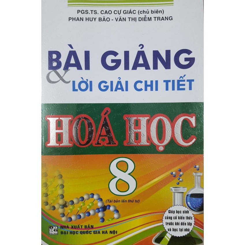 Sách - Bài giảng & lời giải chi tiết Hóa học 8