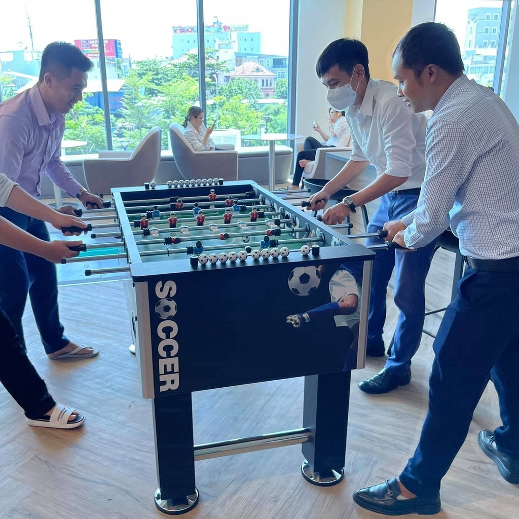 Bàn Bi Lắc Bóng Đá Cỡ Lớn 1,4m Harvard Sport JX 101X Thi Đấu, Banh Bàn Foosball 1m4 Gia Đình Văn Phòng Kinh Doanh Hanana