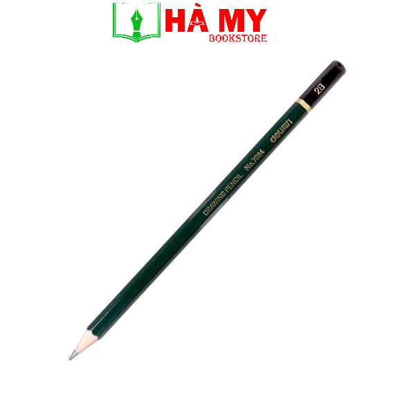 [Hỏa Tốc] Hộp 12 cây bút chì gỗ cao cấp 2B Deli 7084, bút chì luyện chữ, chính hãng giá rẻ