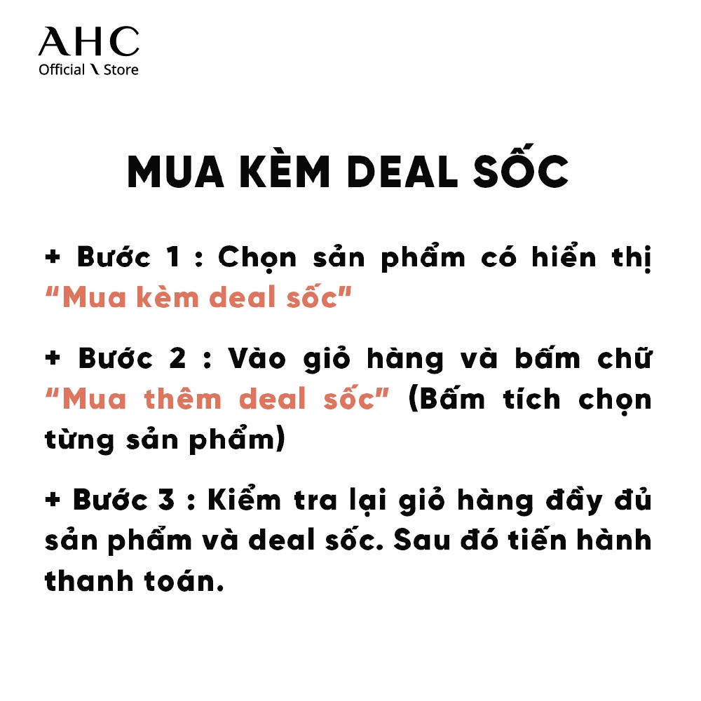 Tinh Chất Cô Đặc Tẩy Tế Bào Chết &amp; Thu Nhỏ Lỗ Chân Lông AHC Ampoule Directory Pha Solution 20ml