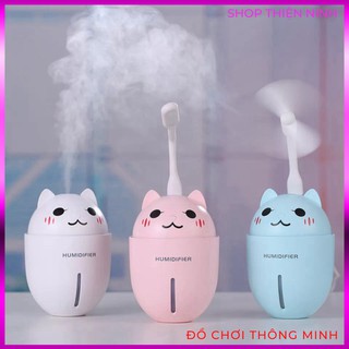 Máy phun sương mèo tạo ẩm mini 3 tác dụng