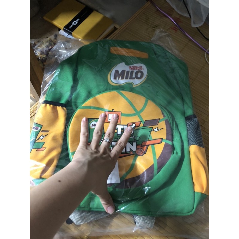Balo milo( hàng khuyến mãi từ sữa milo)
