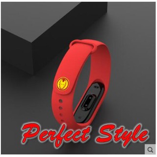 Dây đeo Miband 3 4 / miband 5- miband 6 Avenger (Mi Band 4 Avengers) ( bán nút riêng và combo)