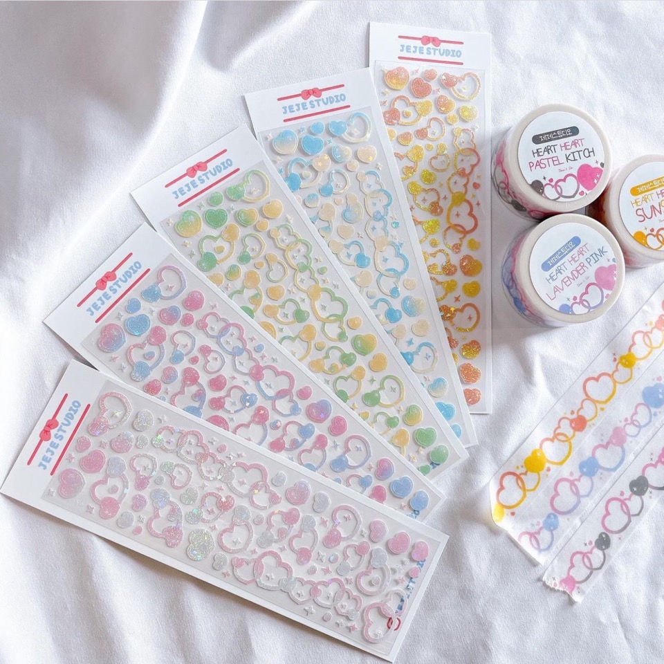 Sticker Dán Tường Hình Trái Tim