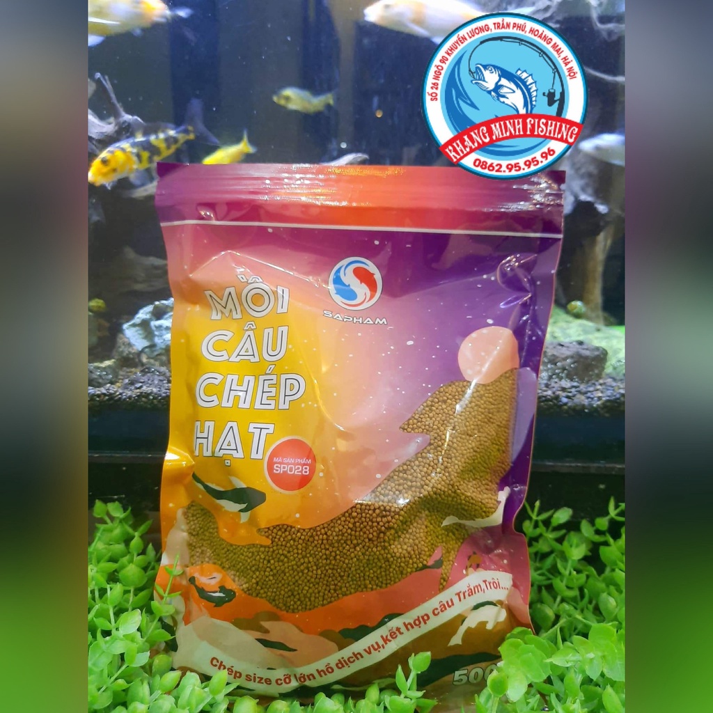 Mồi câu chép hạt Sa Phạm 500gr