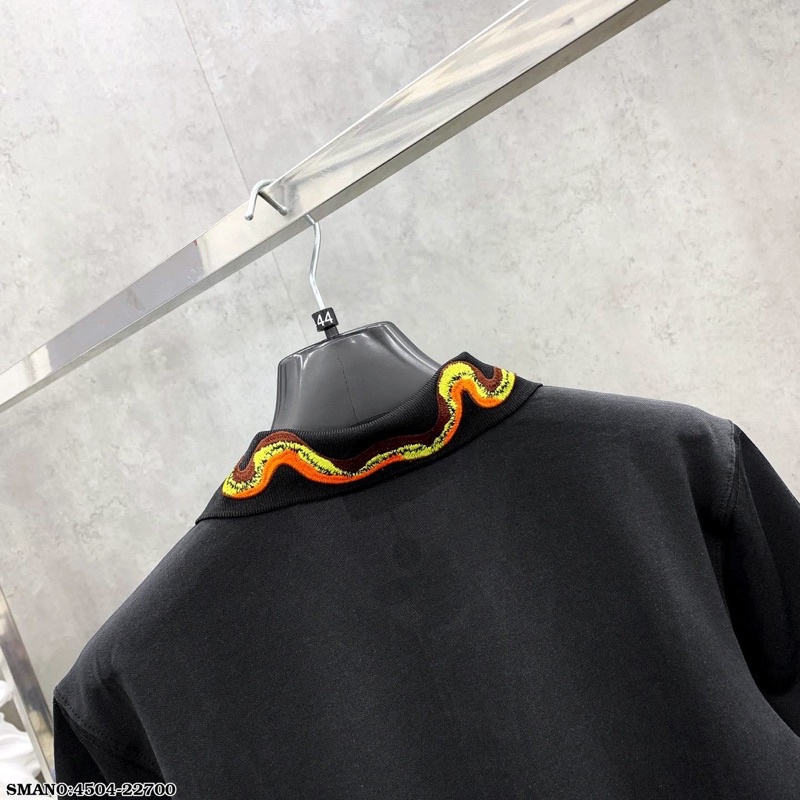 Áo Polo Nam Cotton Cá Sấu 100% Cổ Bo Dệt Hình Ong Rắn Cam Vàng Nâu Đơn Giản Basic PL30P