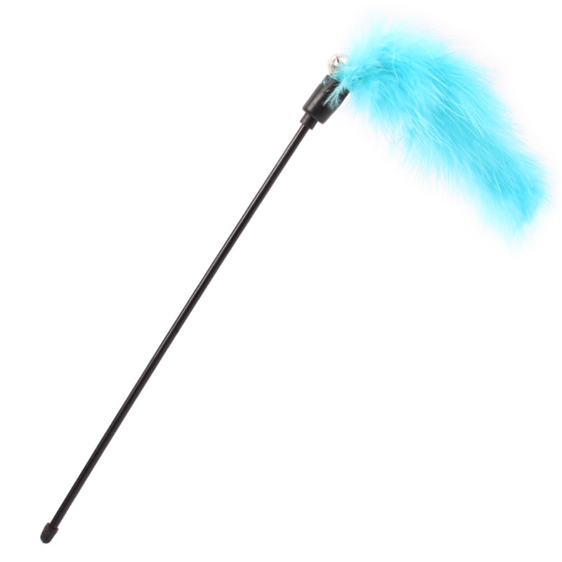 Đồ Chơi Lông Vũ Thổ Nhĩ Kỳ Nhiều Màu Sắc Có Chuông Lủng Lẳng Vui