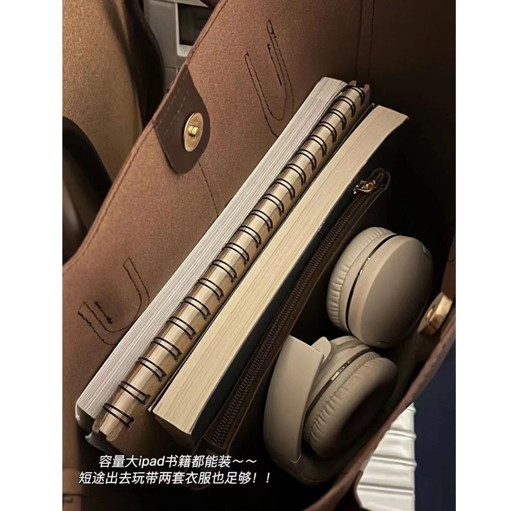 Túi Xách Tote Cỡ Lớn Phong Cách Vintage Thời Trang