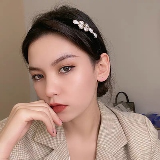 Cài tóc băng đô nhung đen gắn charm