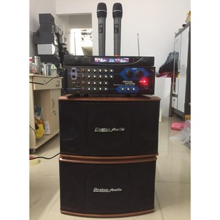 Dàn âm thanh, hát karaoke Boton tặng cặp mic ko dây